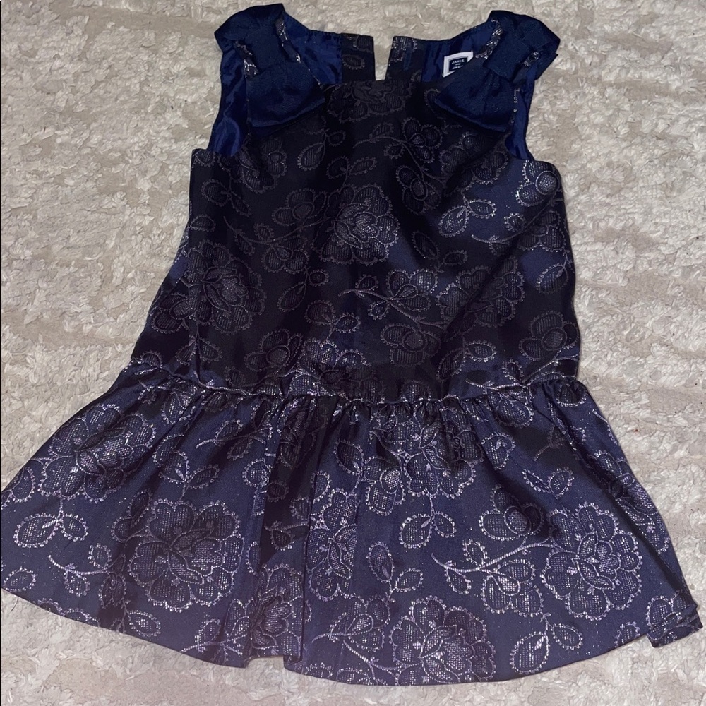 Janie and Jack Navy Floral Dress